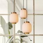 Ceramic pendant light gold, Gosse