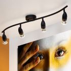 Black ceiling spotlight modern, Caro