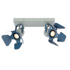 Blue kid's ceiling spotlight modern, Picto