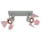 Grey kid's ceiling spotlight modern, Picto