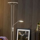 Chrome reading floor lamp modern, Champion, 20W, 3000K LED