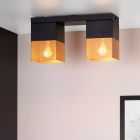Golden flush ceiling light modern, Renate