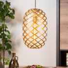 Golden pendant light modern, Wolfram
