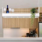 White pendant light rustic, Miravelle