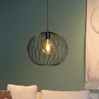 Black pendant light classic, Danza