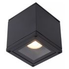 Black ceiling spotlight modern, Aven, IP65