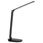Black desk lamp modern, Aldwin, 8W, warm to cold white adjustable LED, with touch dimmer