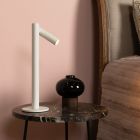 White rechargeable table lamp modern, Antrim, 2,2W, 2700K LED, IP54, with touch dimmer