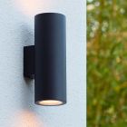 Black up down wall light modern, Volantis, IP54