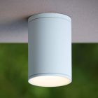 White outdoor light modern, Tubix, IP54