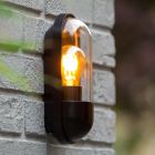 Black outdoor light classic, Capsule, IP54