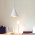 Plaster pendant light white, Gipsy