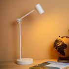 White rechargeable table lamp modern, Tipik, 3W, 2700K LED, with touch dimmer
