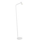 White rechargeable floor lamp modern, Stirling, 3W, 2700K LED, with touch dimmer