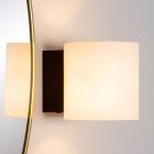 White wall light modern, Jelte, IP44
