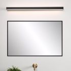 Black bathroom wall light modern, Alexa, 13W, 3000K LED, IP44