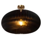 Paper flush ceiling light black, Armoni