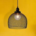 Black pendant light retro, Mesh