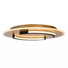 Golden flush ceiling light modern, Andreas, 30W, 2700K LED