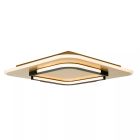 Golden flush ceiling light modern, Andreas, 30W, 2700K LED