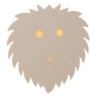 Beige children's wall light modern, Charlie, 5W, dim to warm LED, with touch dimmer