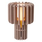 Taupe table lamp modern, Rollo, with switch