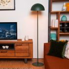 Green floor lamp modern, Siemon, with switch