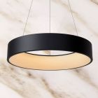 Black pendant light modern, Talowe, 39W, 3000K LED