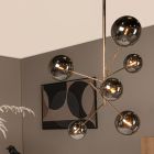 Golden pendant light modern, Alara