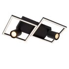 Black flush ceiling light modern, Arianne