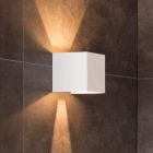 White up down wall light modern, Axi, 6W, 2700K LED, IP54