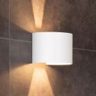 White up down wall light modern, Axi, 6W, 2700K LED, IP54