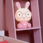 Pink children's table lamp, Dodo Rabbit, 3W, 4000K LED