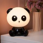 Black children's table lamp, Dodo Panda, 3W, 4000K LED