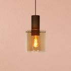 Amber pendant light vintage, Toledo