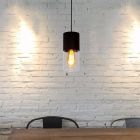 Grey pendant light modern, Zino