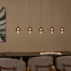 Grey pendant light modern, Tamino, 5,6W, 3000K LED