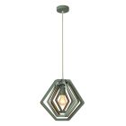 Green children's pendant light modern, Mauro