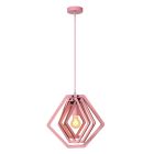 Pink children's pendant light modern, Mauro