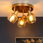 Golden ceiling spotlight classic, Bjorn