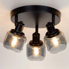 Grey ceiling spotlight classic, Bjorn