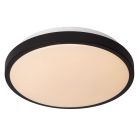 Black bathroom ceiling light modern, Dasher, 12W, 2700K LED, IP44