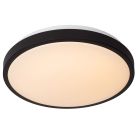 Black bathroom ceiling light modern, Dasher, 18W, 2700K LED, IP44