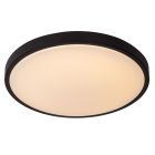 Black bathroom ceiling light modern, Dasher, 24W, 2700K LED, IP44
