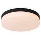 Black bathroom ceiling light plastic, Biskit, 24W, 2700K LED, IP44