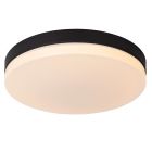 Black bathroom ceiling light plastic, Biskit, 36W, 2700K LED, IP44