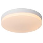 White bathroom ceiling light plastic, Biskit, 36W, 2700K LED, IP44