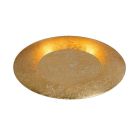 Golden flush ceiling light modern, Foskal, 12W, 2700K LED