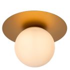 Brass flush ceiling light modern, Tricia