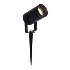 Black garden spike light modern, Taylor, IP44